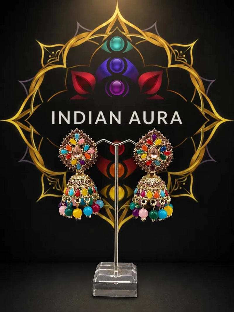 AROS TRADICIONALES HINDUES DE METAL CON DISEÑO DETALLADO - 3