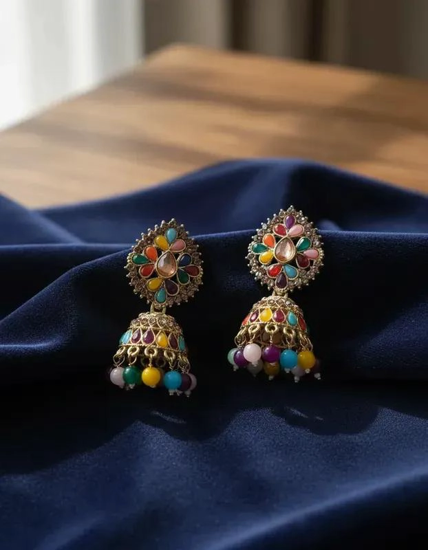 AROS TRADICIONALES HINDUES DE METAL CON DISEÑO DETALLADO - 4