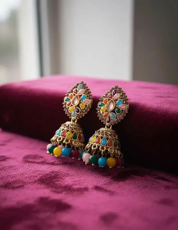 AROS TRADICIONALES HINDUES DE METAL CON DISEÑO DETALLADO - 5