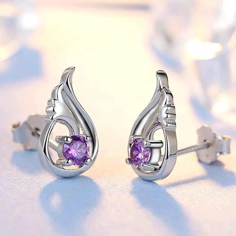 AROS CON DISEÑO DE ALAS DE ANGEL EN PLATA ESTERLINA - 3