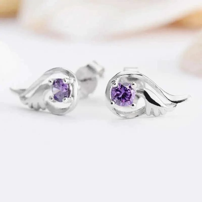 AROS CON DISEÑO DE ALAS DE ANGEL EN PLATA ESTERLINA - 4