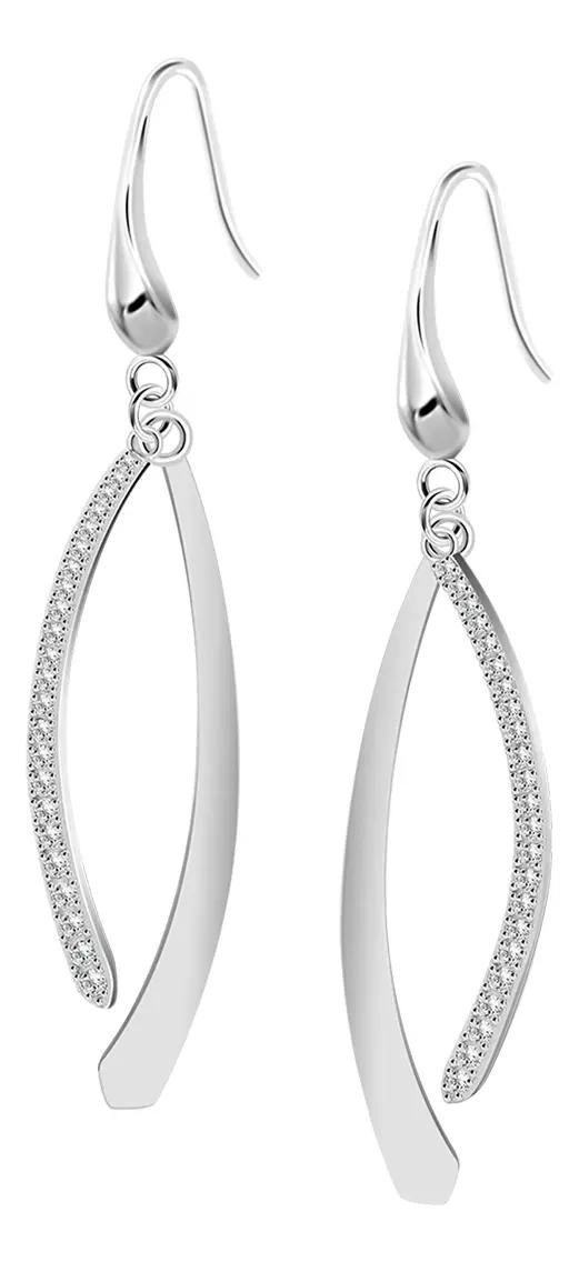 AROS DE PLATA PARA MUJER DISEÑO PURE ESSENTIAL ELEGANTE Y MODERNO - 1