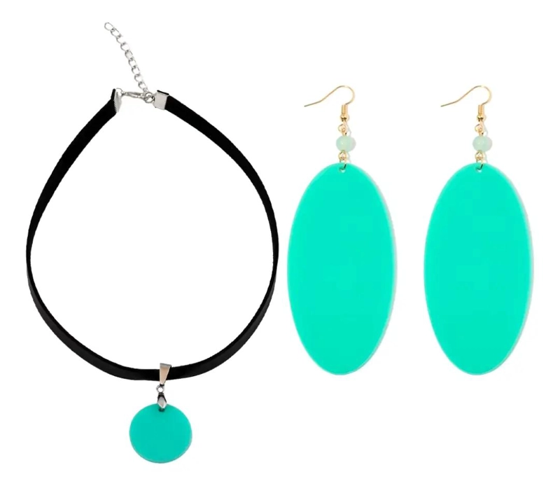 SET DE AROS Y COLLAR ESTILO COSPLAY INSPIRADO EN PERSONAJES DE ANIME - 4
