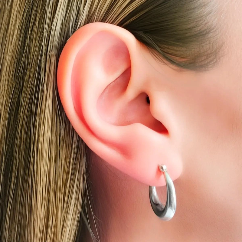 AROS ARGOLLA FINA DE PLATA 925 CON DIAMETRO DE 19 MM - 3