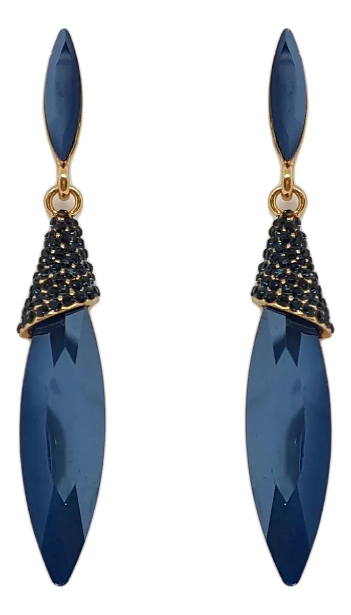 AROS DE FANTASIA CON CRISTALES PARA FIESTA ELEGANTES Y BRILLANTES - 1