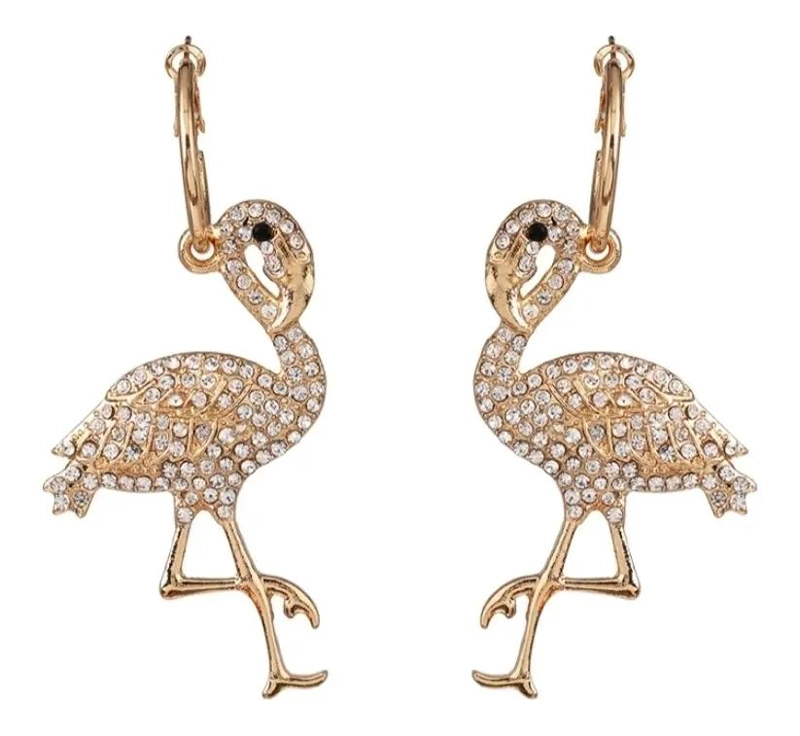 AROS DE FLAMENCO EN COLOR BLANCO CON DISEÑO ELEGANTE Y LIGERO - 1