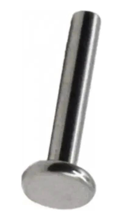 PIERCING BARRA LABRET ACERO QUIRURGICO 14G 6MM DISEÑO SENCILLO - 1