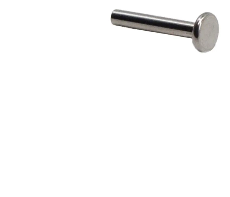 PIERCING BARRA LABRET ACERO QUIRURGICO 14G 6MM DISEÑO SENCILLO - 3