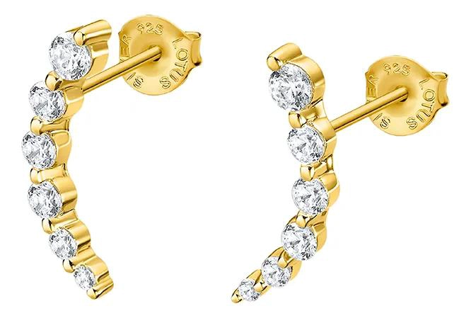 AROS DE PLATA PARA MUJER DISEÑO ELEGANTE Y MODERNO - 1