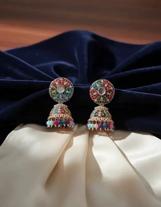 AROS TRADICIONALES DE DISEÑO INDIO CON ACABADO DE FANTASIA - 1