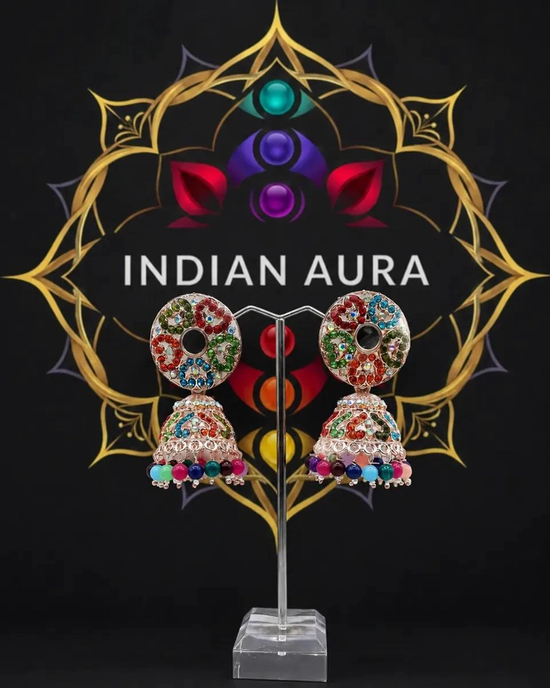 AROS TRADICIONALES DE DISEÑO INDIO CON ACABADO DE FANTASIA - 3