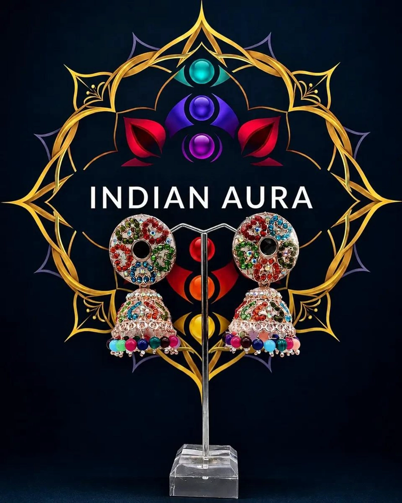 AROS TRADICIONALES DE DISEÑO INDIO CON ACABADO DE FANTASIA - 4