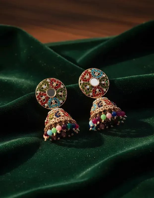 AROS TRADICIONALES DE DISEÑO INDIO CON ACABADO DE FANTASIA - 5
