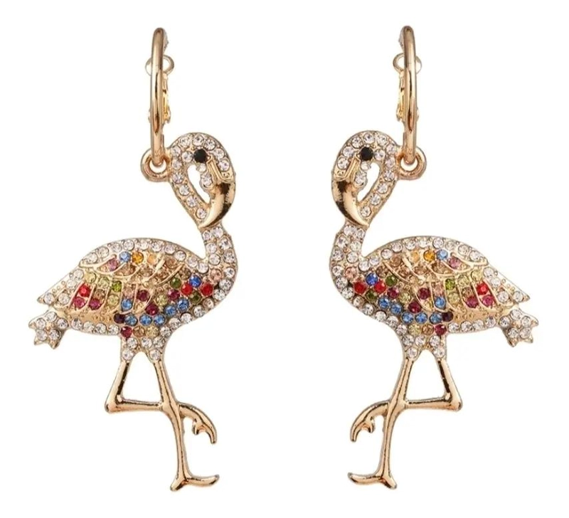 AROS DE FLAMENCO EN COLORES VIBRANTES PARA MUJER - 1