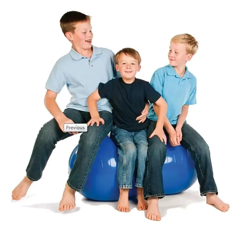 BALON TERAPE UTICO PARA EJERCICIOS Y TERAPIAS DE 90X45 CM - 3