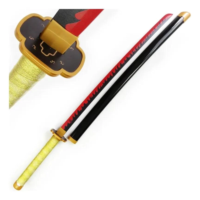 ESPADA KATANA DE BAMBU PARA COSPLAY DEMON SLAYER KIMETSU NO YAIBA - 2