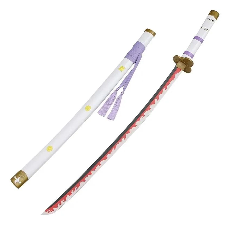 ESPADA KATANA DE MADERA PARA COSPLAY CON DETALLES DE ALTA CALIDAD - 1