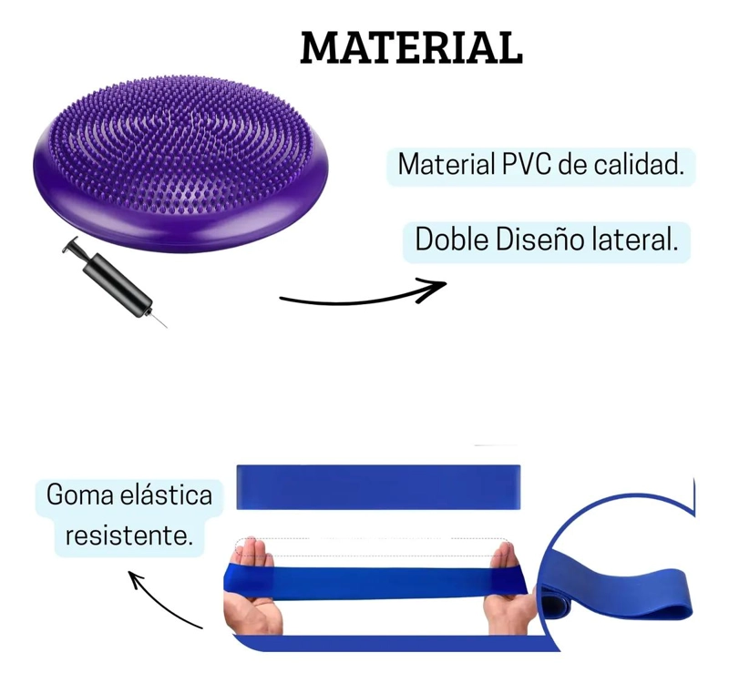 COJIN SENSORIAL CON BANDAS ELASTICAS PARA NIÑOS CON NECESIDADES ESPECIALES - 3
