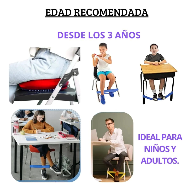 COJIN SENSORIAL CON BANDAS ELASTICAS PARA NIÑOS CON NECESIDADES ESPECIALES - 5