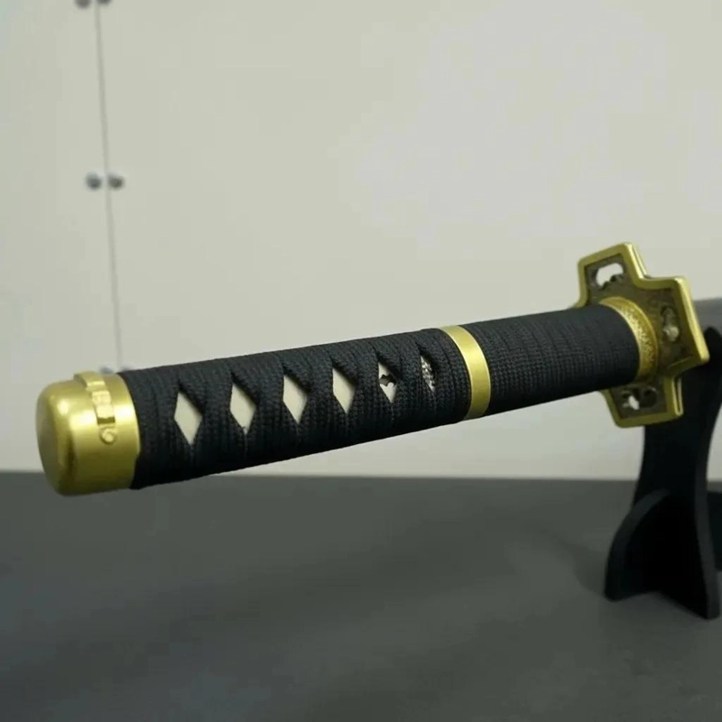 KATANA JAPONESA SAMURAI DE 100 CM CON BASE Y ACERO ENDURECIDO - 5