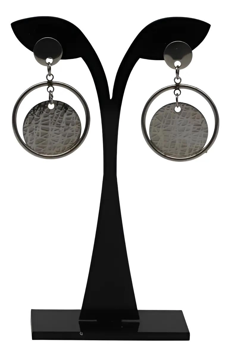 AROS COLGANTES DE ACERO QUIRURGICO CON DISEÑO ELEGANTE Y DURADERO - 1