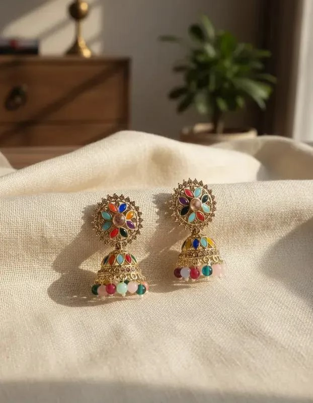 AROS TRADICIONALES CON DISEÑO HINDU ELEGANTE Y DETALLADO - 1
