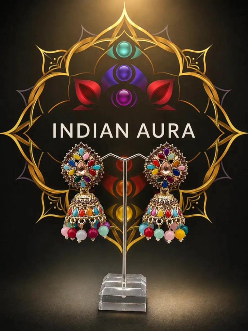 AROS TRADICIONALES CON DISEÑO HINDU ELEGANTE Y DETALLADO - 3