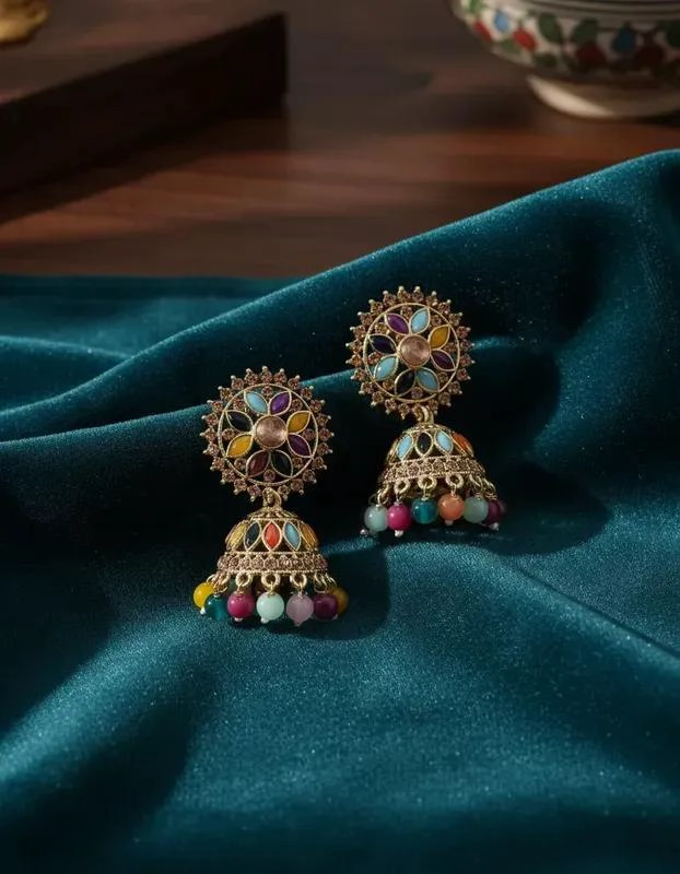 AROS TRADICIONALES CON DISEÑO HINDU ELEGANTE Y DETALLADO - 4