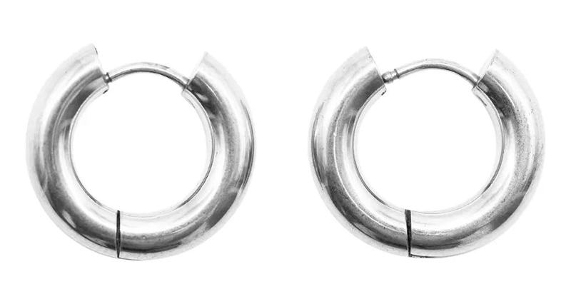 AROS ARGOLLA DE ACERO QUIRURGICO TAMAÑO 4,0X10 MM PARA USO DIARIO - 2