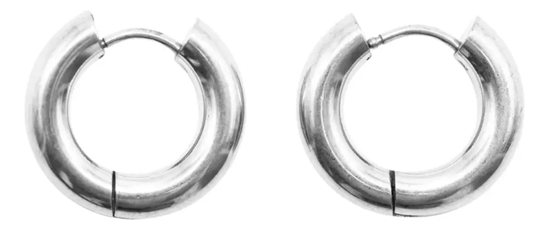 AROS ARGOLLA DE ACERO QUIRURGICO TAMAÑO 4,0X10 MM PARA USO DIARIO - 5