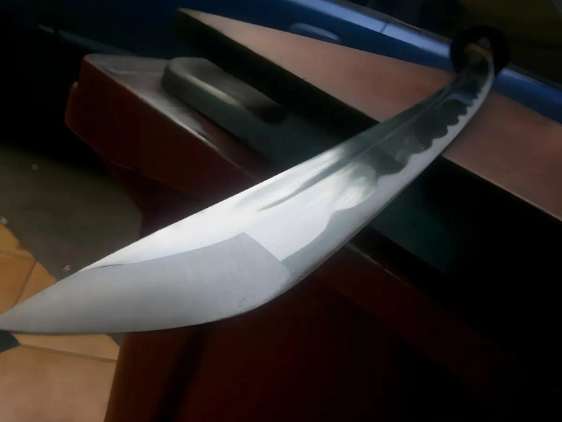 ESPADA JAPONESA FUNCIONAL DE ACERO FULL TANG ESTILO SAMURAI - 5