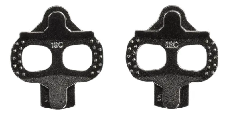 PLACAS CLEATS PARA PEDALES SPD DE MONTAÑA EN ACERO LIGERO - 1