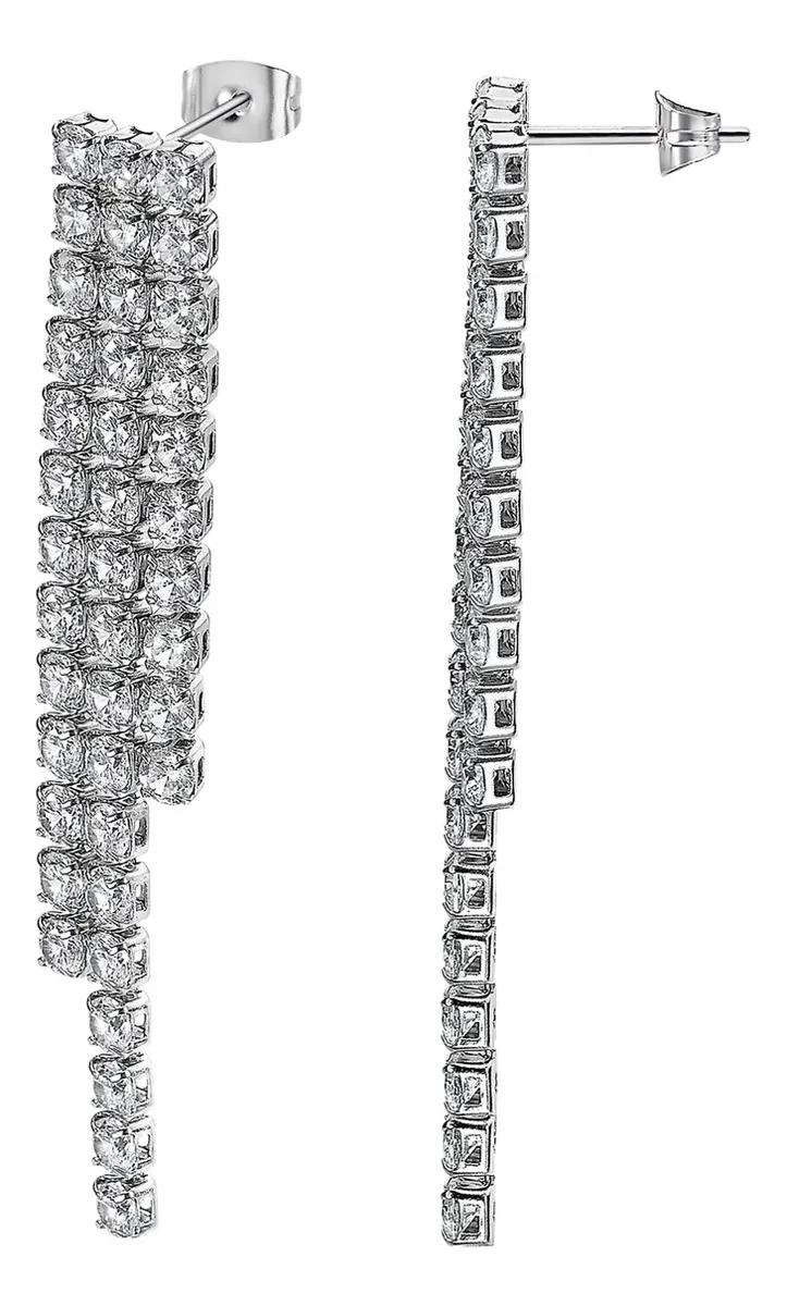 AROS PARA MUJER CON DISEÑO MULTICOLOR Y ACABADO BRILLANTE - 2