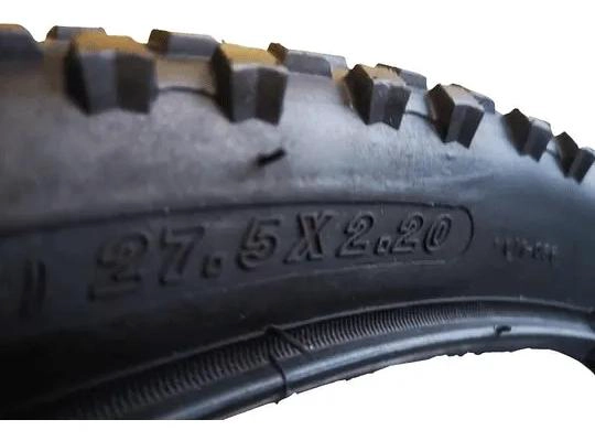 PACK DE 2 NEUMATICOS PARA BICICLETA MTB 27.5 X 2.20 CON DISEÑO RESISTENTE - 4
