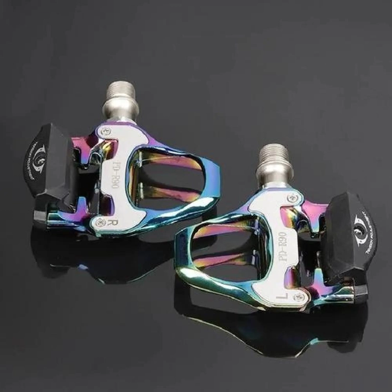 PEDALES PARA BICICLETA DE RUTA CON SISTEMA COMPATIBLE SHIMANO SPD - 2