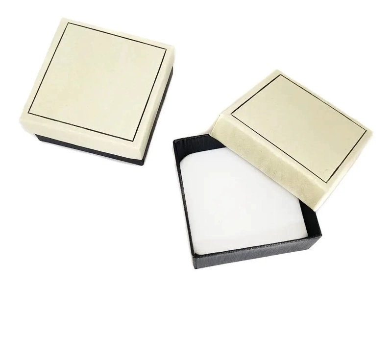 AROS ARGOLLA TUBO CUADRADO DE 50 MM CON BAÑO DE ORO 18 QUILATES - 4