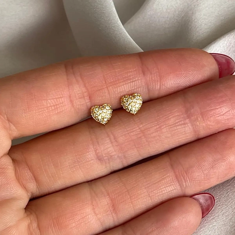 AROS PARA BEBE  DE 18 KILATES CON CIERRE ATORNILLADO Y TOPE SEGURO - 3