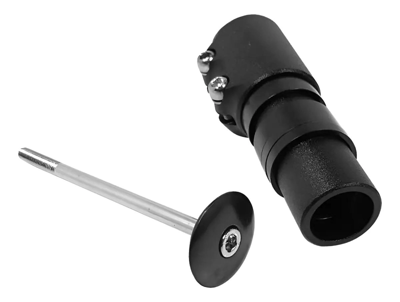 EXTENSOR PARA MANUBRIO DE BICICLETA CON DISEÑO ELEVADOR Y ACABADO NEGRO - 4