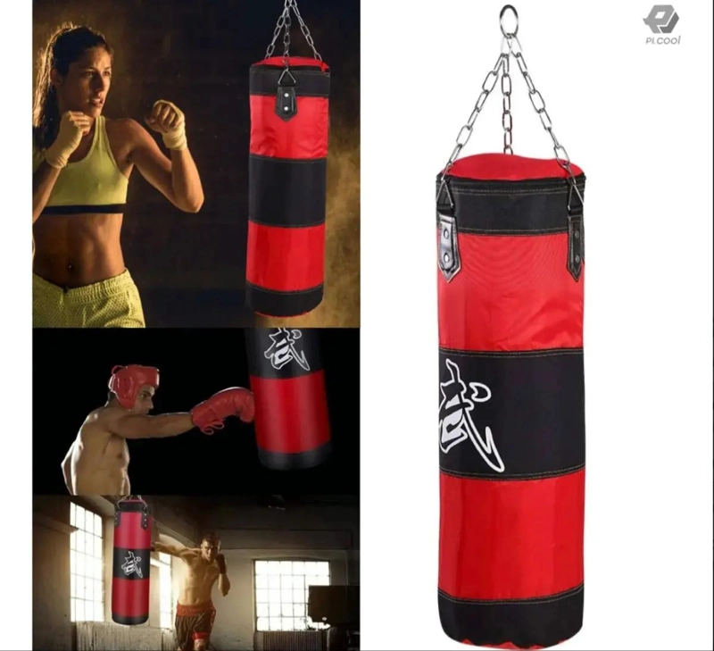 SACO DE BOXEO GRANDE PROFESIONAL CON CADENA DE ANCLAJE RESISTENTE - 5