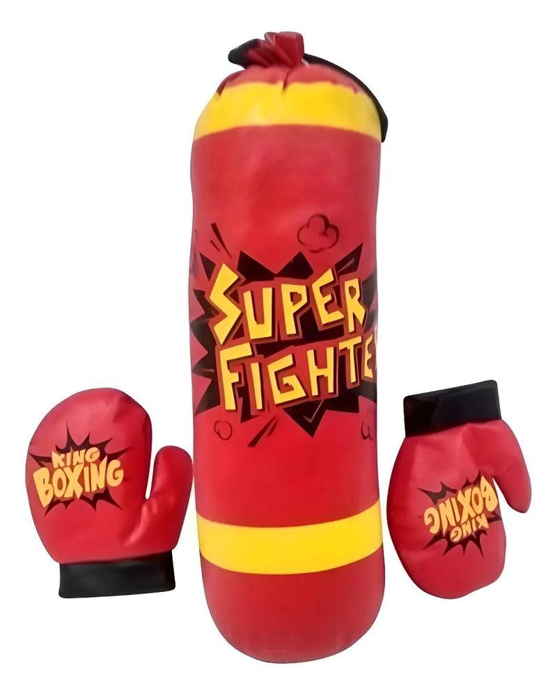 SET INFANTIL DE SACO DE BOXEO CON GUANTES PARA NIÑOS Y NIÑAS - 1