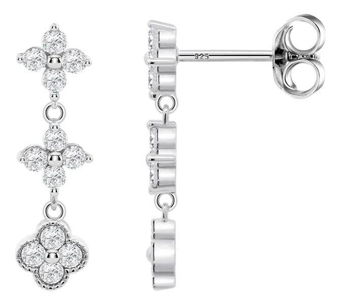 AROS DE PLATA PARA MUJER DISEÑO ELEGANTE Y MODERNO - 2
