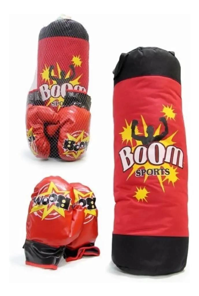 SACO DE BOXEO PARA NIÑOS CON 2 GUANTES INCLUIDOS KIT COMPLETO - 2