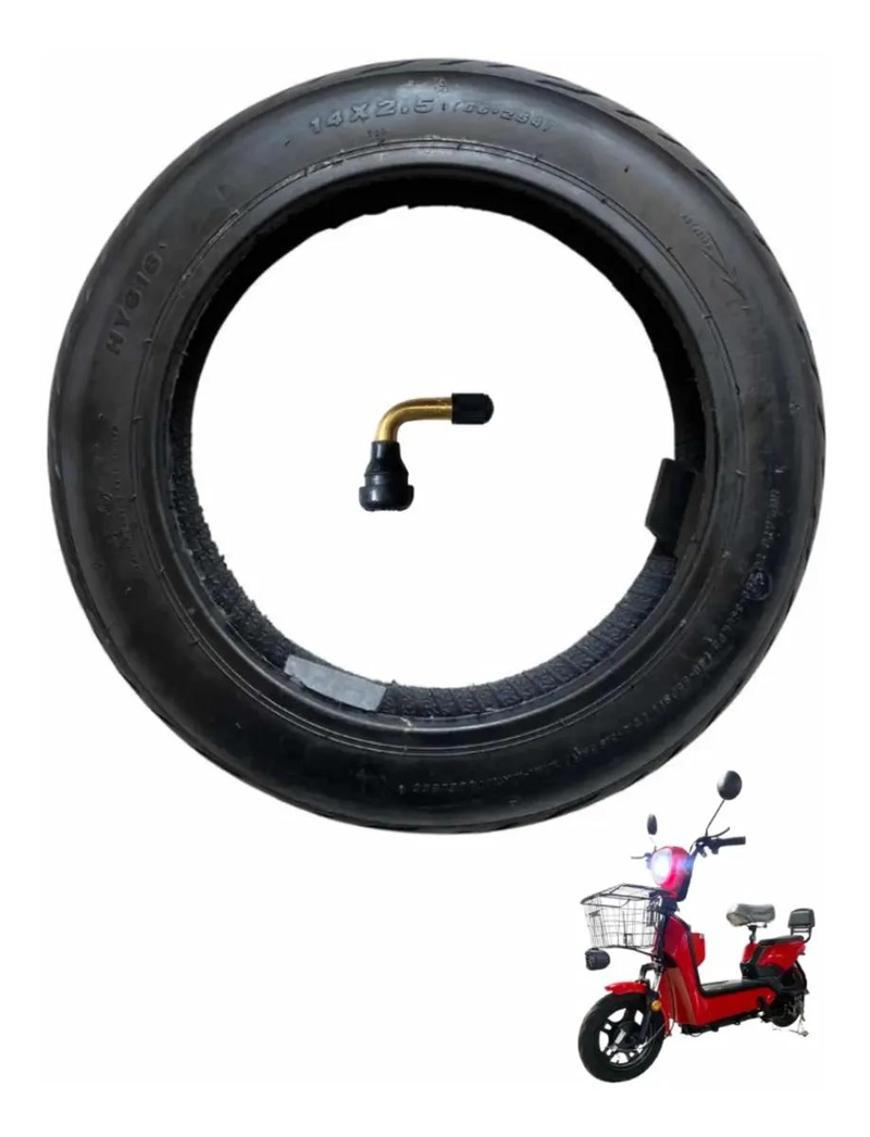 NEUMATICO 14X2.50 PULGADAS PARA BICICLETA Y BICIMOTO ELE CTRICA - 1