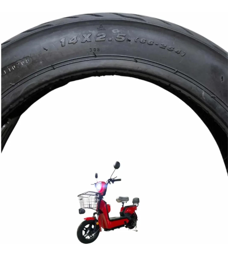 NEUMATICO 14X2.50 PULGADAS PARA BICICLETA Y BICIMOTO ELE CTRICA - 2