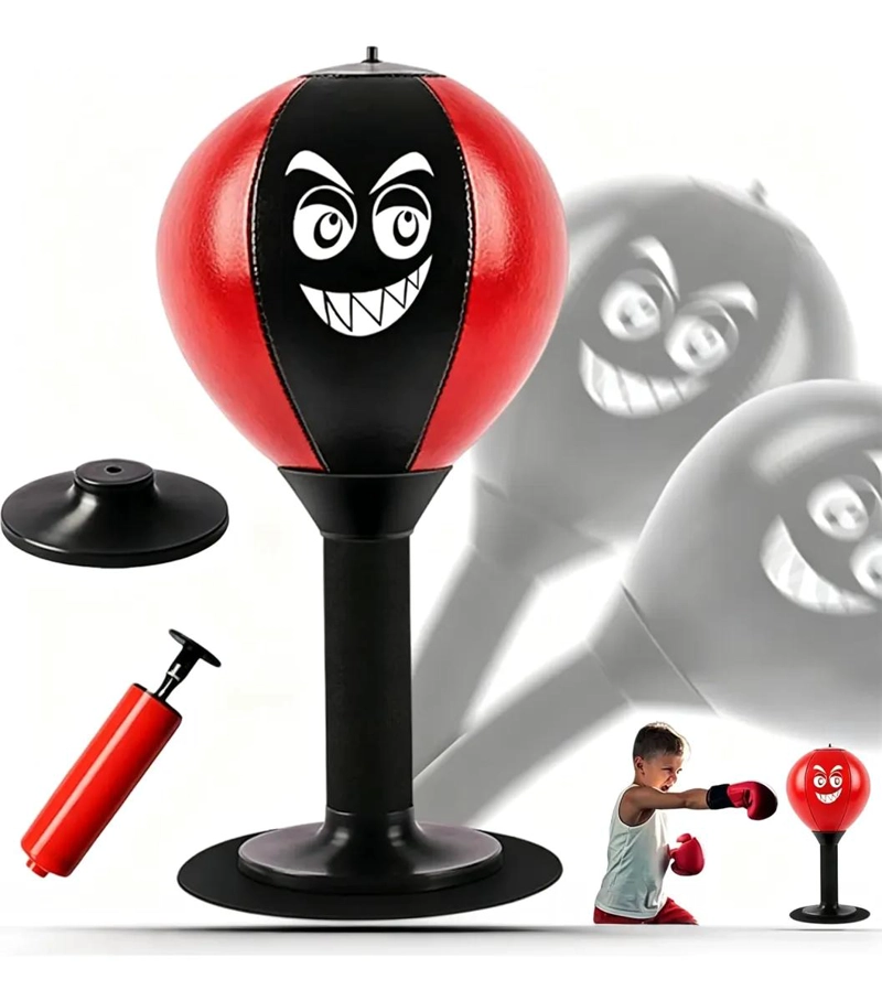 SET DE BOXEO CON BOLA DE REACCION PARA NIÑOS Y ADULTOS - 1