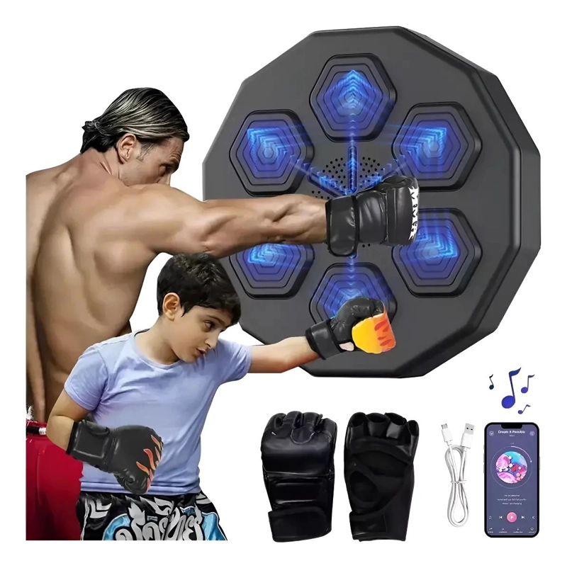 BOLSA DE ARENA PARA ENTRENAMIENTO DE BOXEO CON OBJETIVO MUSICAL - 1