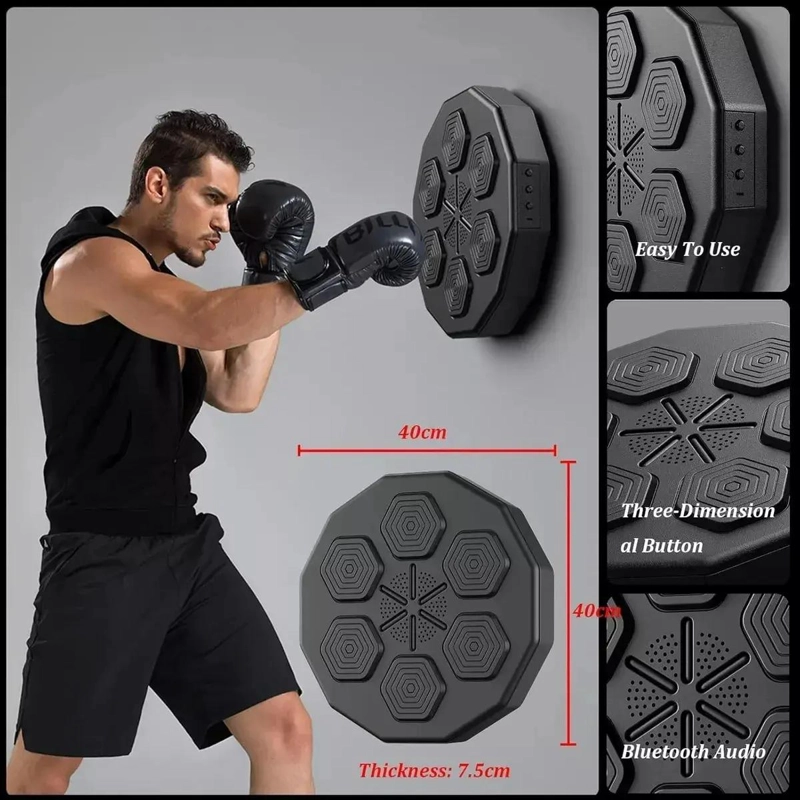 BOLSA DE ARENA PARA ENTRENAMIENTO DE BOXEO CON OBJETIVO MUSICAL - 3