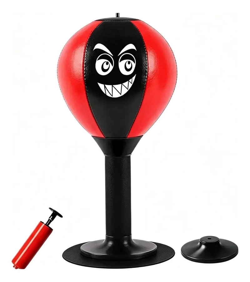 SET DE BOXEO CON PELOTA DE PUNZON PARA MESA PARA NIÑOS Y ADULTOS - 1