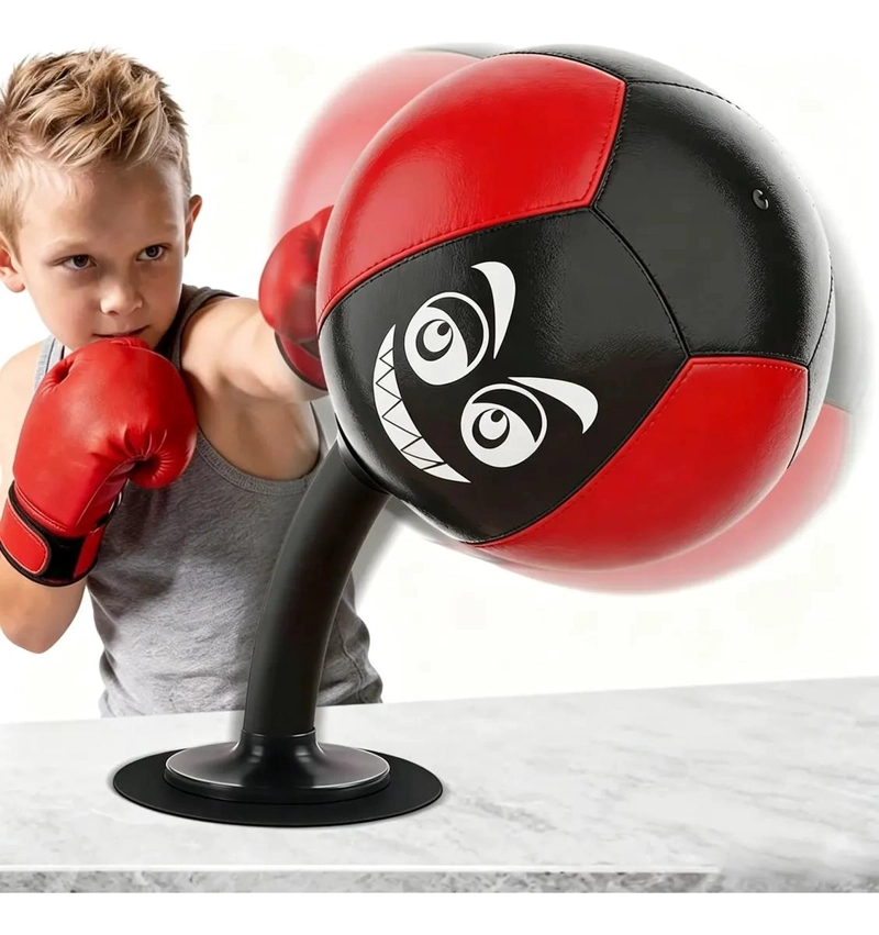 SET DE ENTRENAMIENTO DE BOXEO PARA NIÑOS CON BALON Y BASE ESTABLE - 1