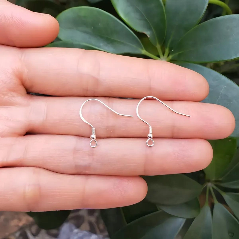PACK DE 200 GANCHOS PARA AROS DE PLATA FINA 925 ESTILO HIPPIE - 4